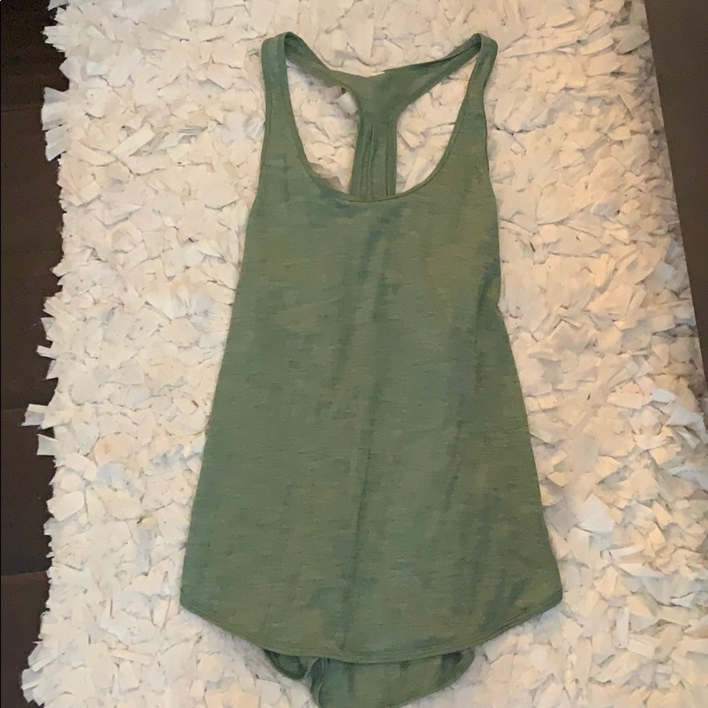 Lululemon Green Tank Top